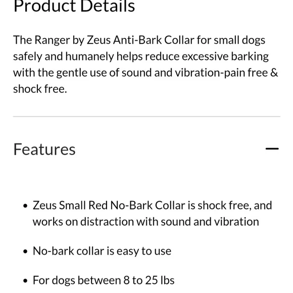 Humane anti-bark collar - Picture 3 of 3